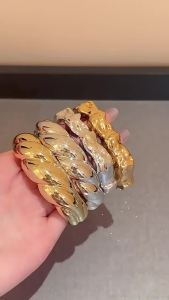 Boho Geometric Irregular Acrylic Resin Wide Bangles for Women Punk Waterproof Cuff Bracelets Charm Wirstband Aesthetic Jewelry F