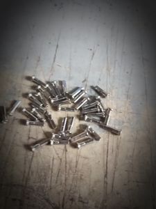 STAINLESS SPOKES 275MM x 14g & 15MM STAINLESS NIPPLE ( 36 PCS PER ORDER ) BIKE PARTS  MADE IN TAIWAN
