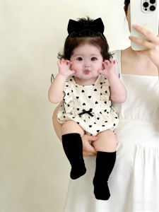 Newborn Girls Summer Fly Sleeve Romper