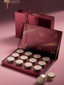 Masterpiece High-End Tea Leaves in Mini Canister Gift Box Exquisite Packaging for Business Green And Black Tea Universal