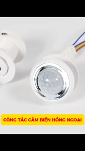 Công Tắc Cảm Biến Chuyển Động CB30 - Cảm Biến Hồng Ngoại PIR Thông Minh Góc Quét 110 Độ Tiết Kiệm Điện Tương Thích Đa Loại Đèn Thiết Kế Gọn Gàng Tiện Lợi
