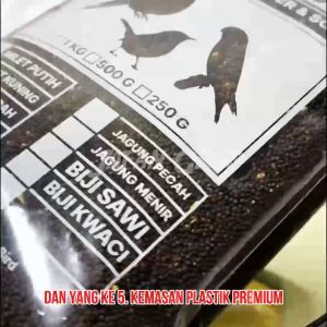 Biji Sawi Bersih 250 Gram: Pakan Burung Kenari, Parkit & Love Bird