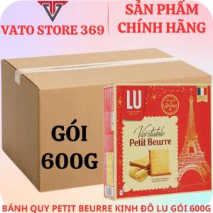 Bánh quy bơ LU veritable petit beurre hộp 600g