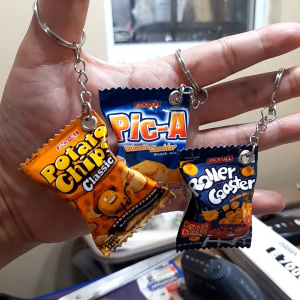 Cute Mini Snack Keychain | Cute Snacks Keychain | Collectible Gift Idea