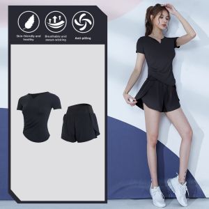 forquee | Slim Fit Yoga Outfit Two-Piece Set
