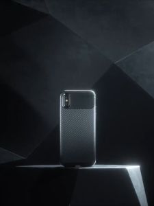 Case Oppo A3s Autofocus Synthetic Silicon Fiber Softcase TPU Protective Carbon