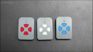 Garage Door Remote Control Gate Opener Cloner Compatible with RIB SUN T433-2CH RIB SUN T433-4CH Fixed Code 433.92MHz