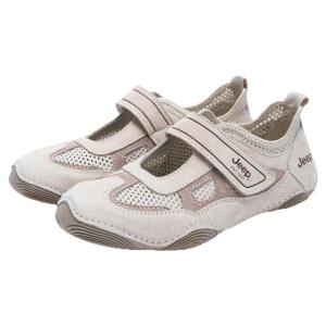 Jeep | Breathable Mesh Marry Jane Flats Easy Fastening