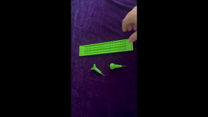 27 Lines 30 Cells Portable Braille Writ Slate Braille Slate and Stylus Plastic Braille Writing Slate