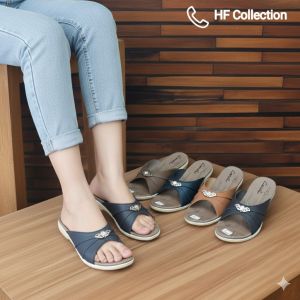 Sandal selop wanita merk carvil bahan sintetis size 37-40