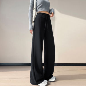 Browned Wool Corduroy Wide Legged Trousers