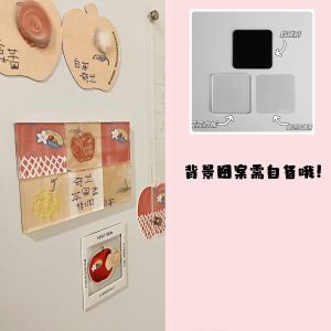 Bộ Đồ Thủ Công Acrylic DIY Trái Cây Apple Christmas Magnetic Sticker Trang Trí Nhà Đồ Thủ Công Từ Trung Quốc Đại Lục