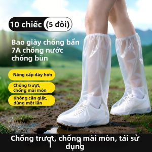 RAINCATO | Bao Giày Dùng Một Lần Chống Thấm Nước Chống Trượt Củng Cố Chịu Ma Sát