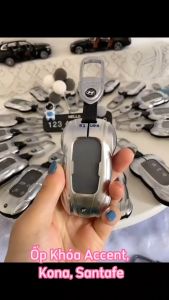 Vỏ chìa khóa hình Siêu Xe Ô TÔ Hyundai Kona Accent Santafe...