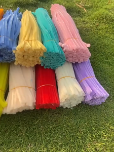 100pcs New Colorful Dense fuzzy wire pipe cleaner craft flower Chenille Stem DIY Childrens Handmade