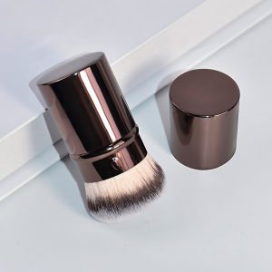 1pcs Retractable Blush Brush Kabuki Foundation Brush Soft Fluffy Powder Contour Makeup Brushes Portable Makeup Tools
