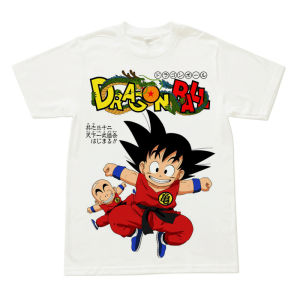 Bandai | Dragon Ball Anime Son Goku Summer T-shirt Harajuku Mens Cotton Fitness Vintage Street Women Casual Short-sleeved Tops