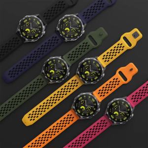 Silicone Sports Band for Amazfit Active/Active 2 Bracelet 20 22mm Strap for Amazfit Balance 2/Bip 6 5 3 3Pro/GTR4 3/GTS 3 4 Mini