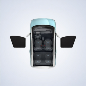 HUICHANG | Sun Blocking Privacy Mosquito Net Sunscreen Insulation Magnetic Car Side Curtain