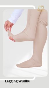 Legging Wudhu Wanita Jersey 𝐍𝐚𝐲𝐥𝐚𝐭𝐮