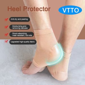 VTTO 1Pair Silicone Heel Protector Feet Skin Care Socks Sleeve Heel Spur Pads For Relief Plantar Fasciitis Heel Pain Reduce Pressure