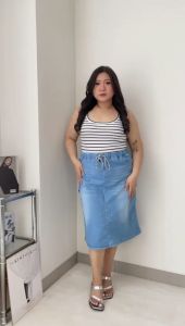 ROK JEANS WANITA DONNA CARGO SKIRT -SYS CLOTHIER