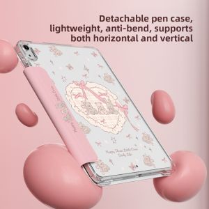 zoyu | 11-inch iPad Pro Protective Case with Pen Slot and Detachable Pen Bag