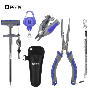 Booms Fishing | Booms Fishing 23cm Long Nose Fishing Pliers 24cm Long Fish Hook Remover and Small Fishing Scissors Fishing Tackle Tools Set