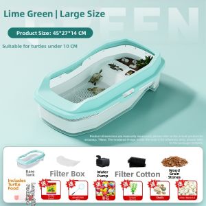 Tailwise | Specialized for Brazilian Turtles and Crocodiles Turtle Tank with Sun Basking Platform