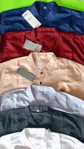 Baju Koko Kurta Pria Dewasa Lengan Panjang Bahan Katun Premium