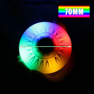Roda Sepatu Karet Led untuk Roller Skate 90A 70mm Luminous Skating Wheels Inline skate