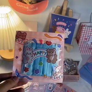 Masterbag - Kantong Plastik Ziplock Unik Motif Lucu Untuk Biskuit Permen Cookies Kue Alat Tulis dll