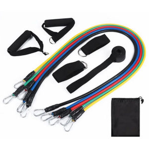 Multifunctional Fitness Elastic Resistance Band Set for Men And Women Strength Training Rope Band Kit Teenager Suitable