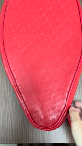 Selkirk Labs Red Paddle Imported racket case leather bag red Pickleball bag