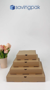 SPZ02 - 18x18x4 cm - 20 Hộp nắp gài pizza đa dụng - Hộp nắp gập hộp carton gói hàng hộp quà