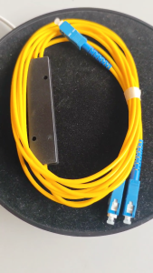 FTTH Splitter SC UPC 1x2 PLC Optical Splitter Fiber Optical Coupler Mini Splitter 1:2 Passive Modular Baru & High Quality