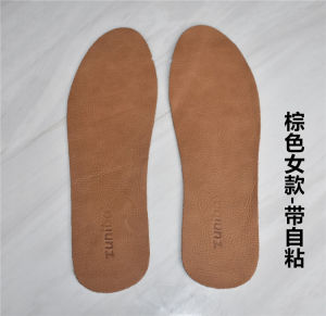 Thickened Top Layer Cowhide Shoe Insoles Men Women Casual Loafers Absorb Sweat Anti Slip New Not Sticky Home Living Shoes