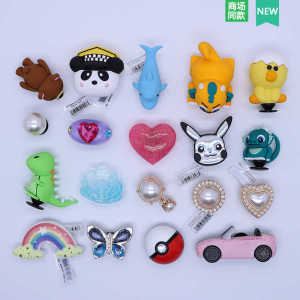 3D Cartoon Shoe Buckle Decorative Flower Accessory for Crocs Shoe Decoration Fun And Interesting Design Shoe Clip-On Accessory