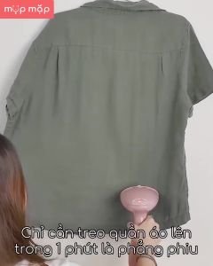 Bàn Là Hơi Nước Gọn Nhẹ Công Suất 1500W Có Thể Gấp Gọn Bàn Ủi Cầm Tay Mini Màu Hồng Thích Hợp Cho Gia Đình Và Du Lịch TIDO TDIO