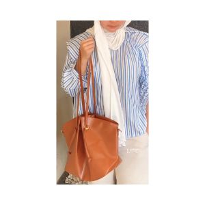 Tas Selempang Wanita Realpict: Tas Kuliah Cewek Praktis