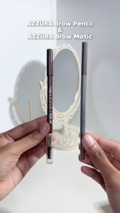 AZZURA Eyebrow Pencil Natural Look Eyebrow Matic Pensil Alis Longlasting Creamy Texture
