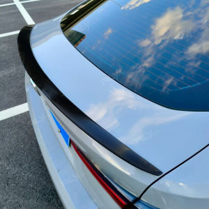 1 Pcs Car ABS Universal 1.2M BlackSpoiler Accessory Cars Spoiler Soft Auto Rear Roof Trunk Spoiler Rear Wing Lip Trim Stickers