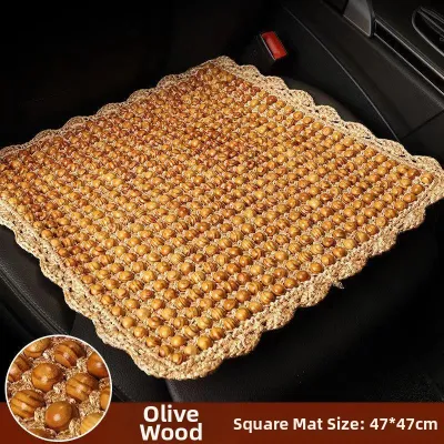 Cool Breathable Wooden Bead Car Seat Cushion
