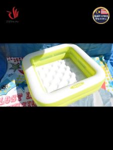 INTEX Double Square Inflatable Baby Kid Paddling Swimming Pool Toy Kolam Renang Angin Mainan Budak Bayi 双层方形充气婴儿水池 57100