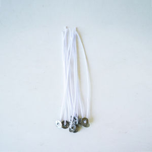 Smoke-Free Eco-Friendly Aromatherapy Candle Wick DIY Handmade Candle Replacement Core Line Waxed Cotton Thread Flower Shape