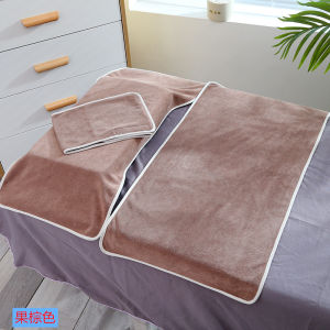 Thickened Beauty Salon Towel Bedding Skin Management Five-Piece Set Headscarf Bathrobe Polyester Viscose Fiber Towel
