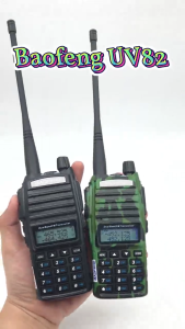 Baofeng UV82 Walkie Talkie 8W High Power Dual Band UHF/VHF Two Way Radio 10KM Long Range PortableHandheld Radio Original COD