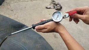 มิตร ลมรถสิบล้อยาว แบบยาว มีเกจวัด พร้อมกลม ขันศร มิตร รวม อัตโนมัติ