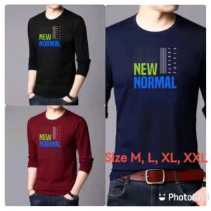 Promo Sweater Keren Kaos Pria Distro New Normal Crewneck Trendy Sweatshirt Elegan Sweter Cowo Kasual