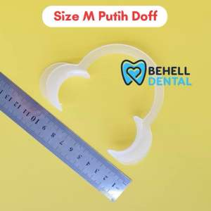 ORI ALAT PEMBUKA MULUT BENTUK C INTRAORAL BIRU CHEEK RETRACTOR PENYANGGA RAHANG GIGI BEHEL MOUTH GAG // Bisa Untuk Anak Dewasa // Elastis Size M L S // Mouth Gate // Mouthgate Original Behelldental